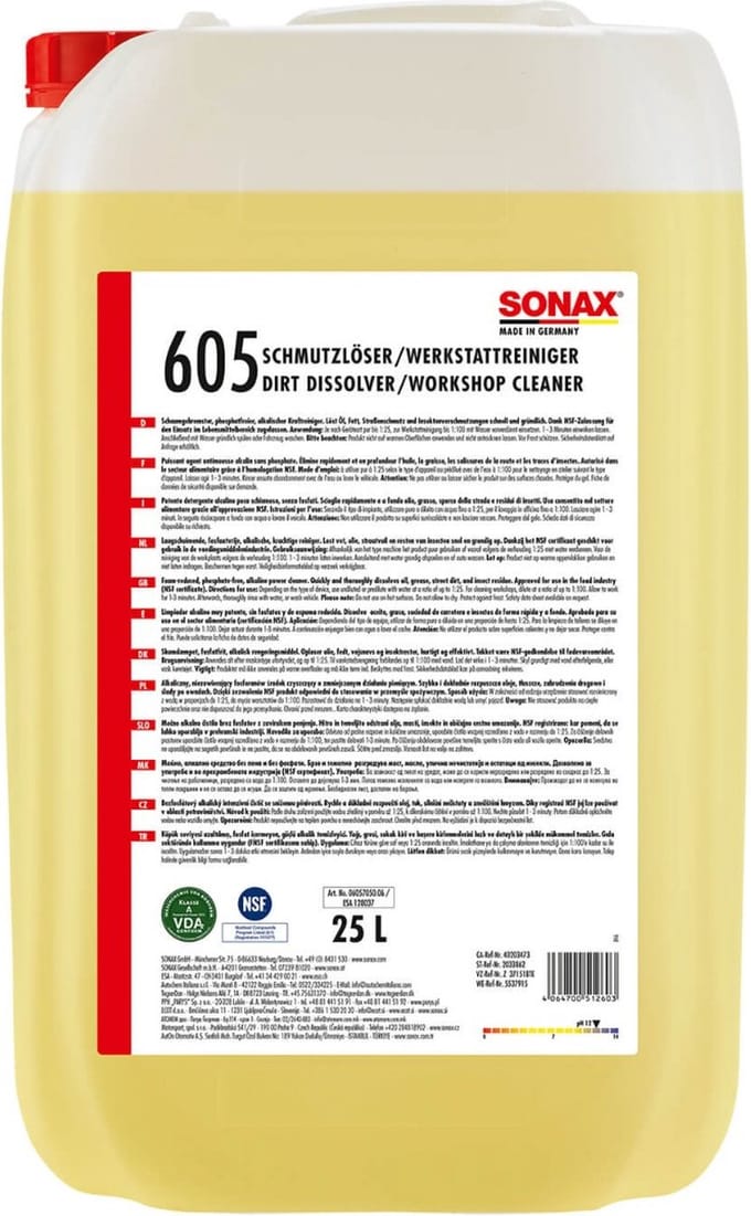 Sonax - Vuiloplosser/Werkplaatsreiniger - 25L