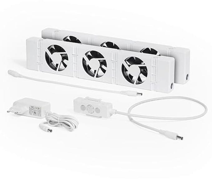 Duurzame Radiatorventilator Set voor Energiebesparing en Snellere Verwarming