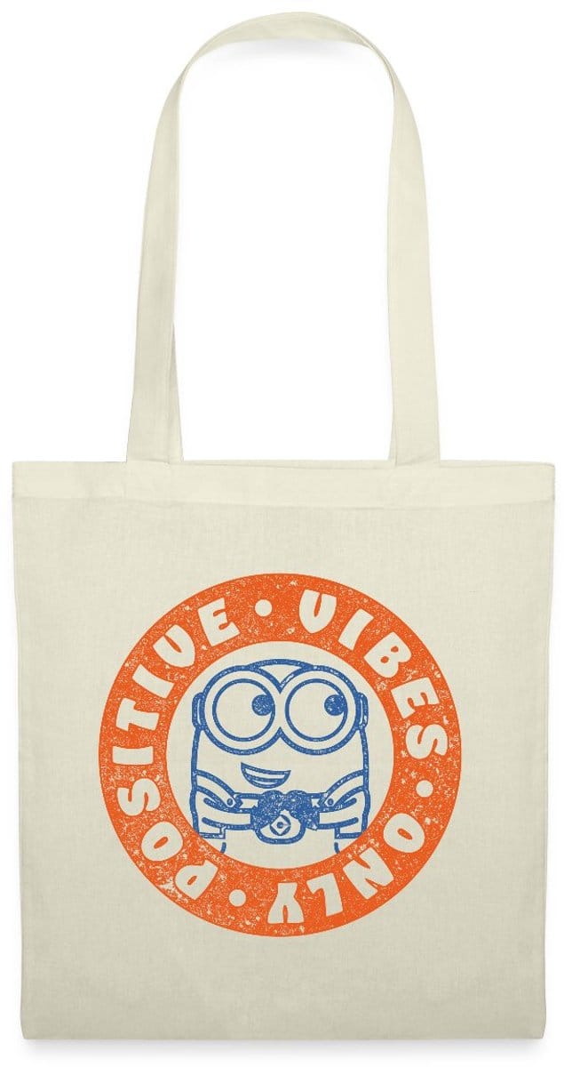Minions Bob Positive Vibes Tas Van Stof Schoudertas