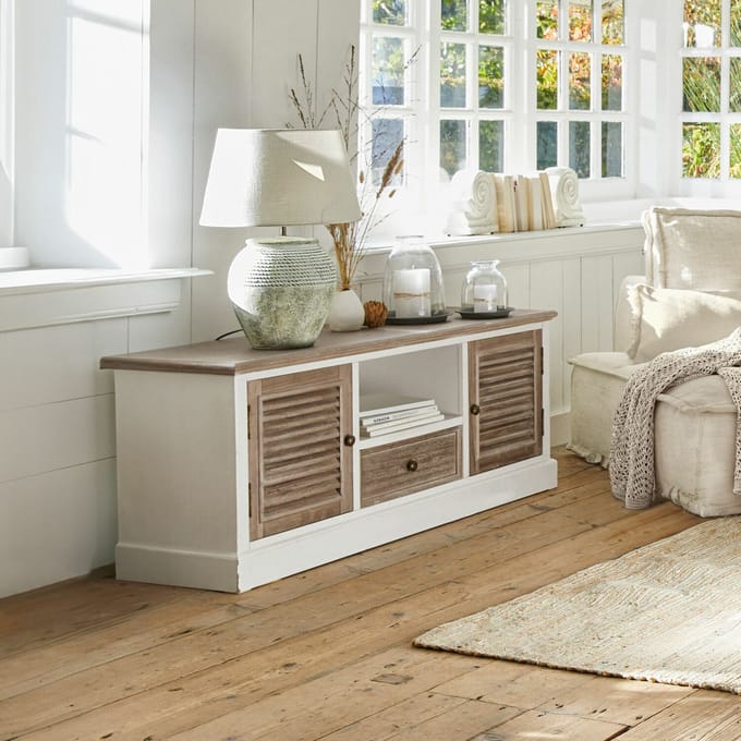LOBERON Sideboard Glencoe antiekbruin/antiekwit