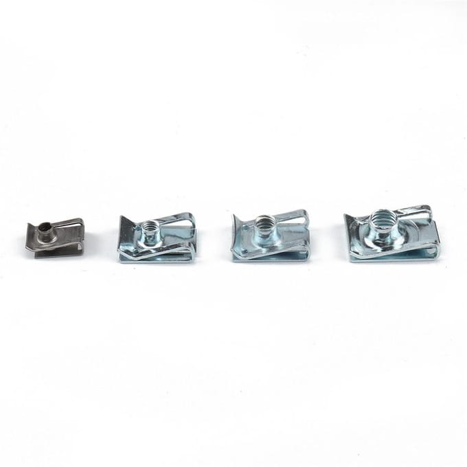 200 Stuks U Noten M4 M5 M6 M8 Spits Clips Autodeur Panel Trim Snelheid Bevestigingsmiddelen Schroeven white