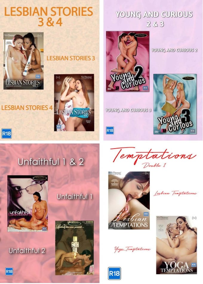Erotische DVD - Viv Thomas - Set van 9 DVD's - Pack H