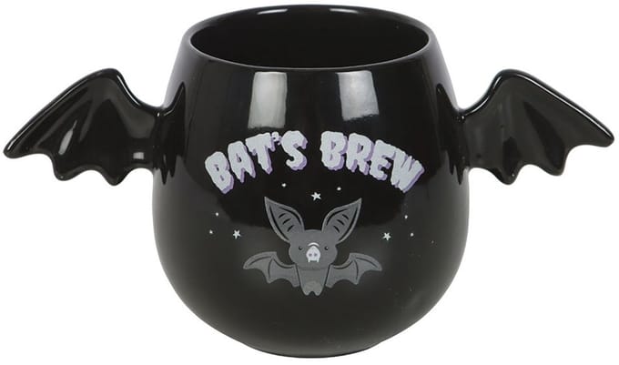 Something Different - Bat's Brew Bat Wing Mok/beker - Zwart