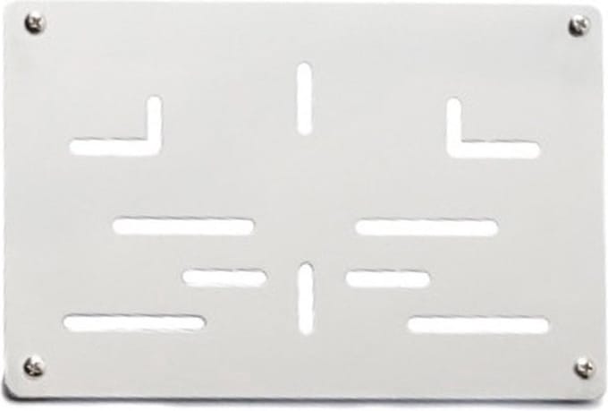 Nummerplaathouder Moto ALU voor nummerplaat 210x140mm BELGIË