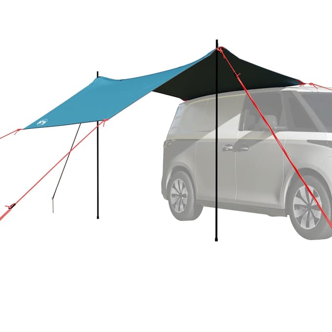 vidaXL - Autotent - waterdicht - blauw