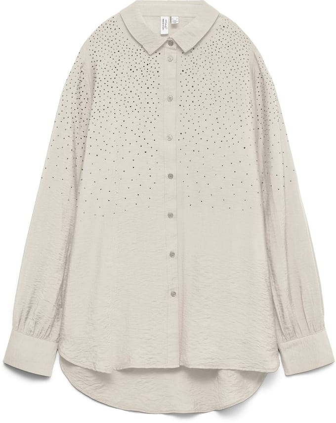 VERO MODA - VMHERDIS LS SHIRT WVN BTQ GA - Dames - Blouses