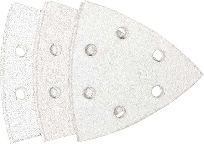 Makita 192655-6 Deltaschuurpapierset Korrelgrootte (num) 60, 100, 150 (l x b x h) 94 x 94 x 6 mm 1 set(s)