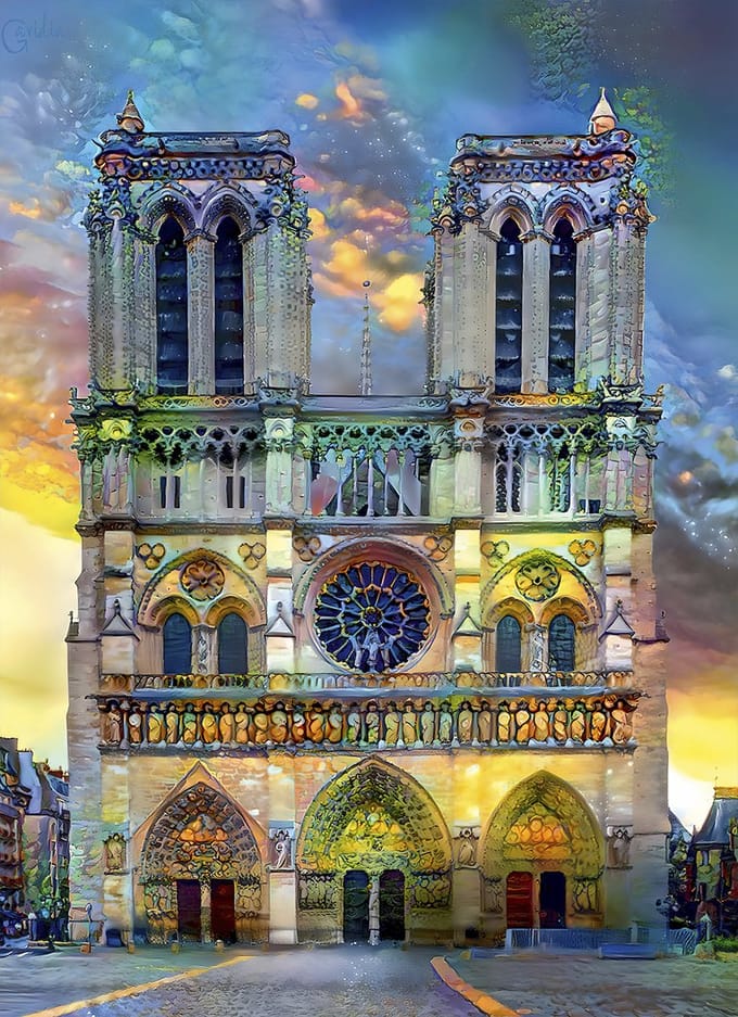 Bluebird Puzzle Notre-Dame de Paris legpuzzel - 1000 stukjes - steden.