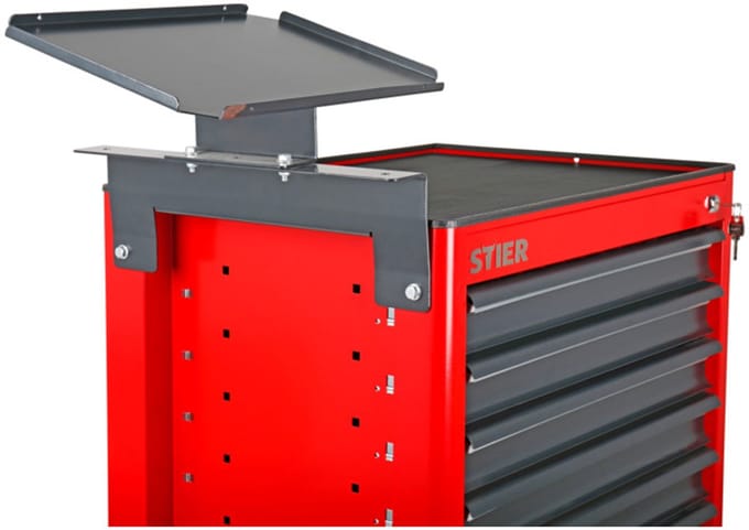 STIER Laptop Houder Workshop Trolley, Kleur, Grootte
