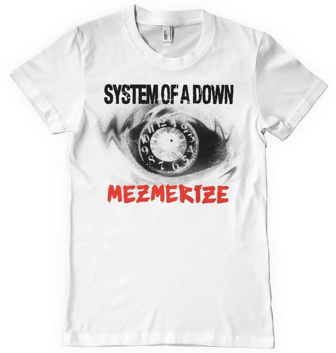 System Of A Down Mezmerize Clock T-shirt WMX-1-SOAD003-H95-11