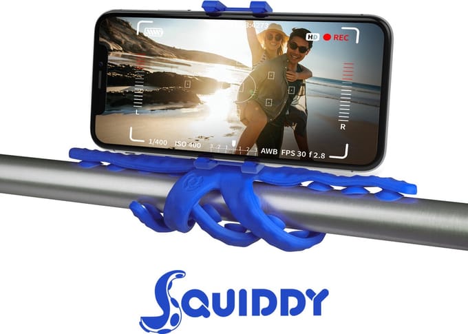 Blauwe Squiddy Flexible Holder