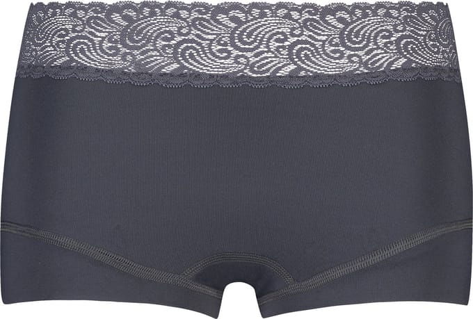 RJ Pure Color Dames Short Kant Grijs M