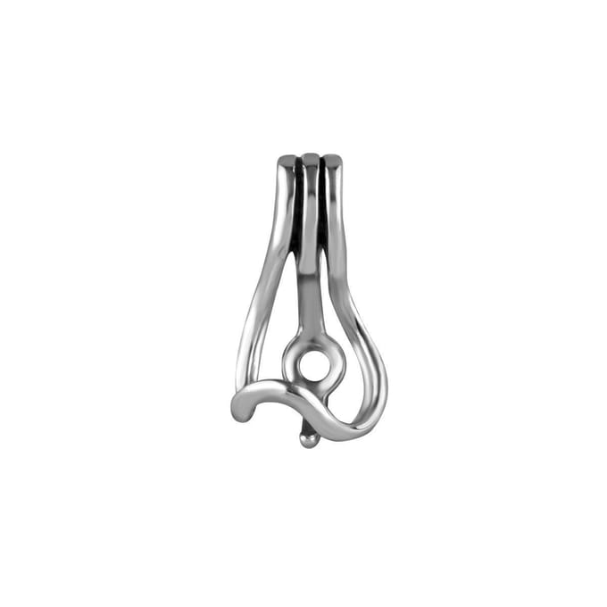 Quiges - 925 Zilveren Hanger voor Verwisselbare 12mm Elements - ESH12003
