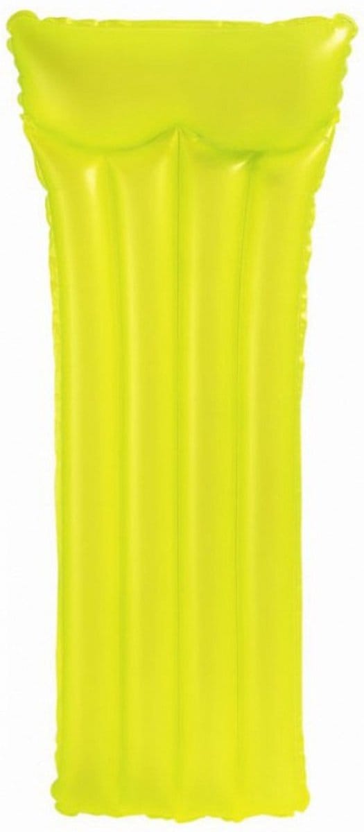 Intex Neon Frost Kleurrijke luchtmatras - 183x76 cm - Geel