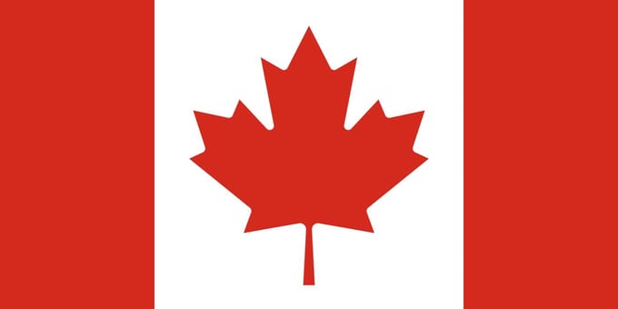 Vlag Canada 300x450cm