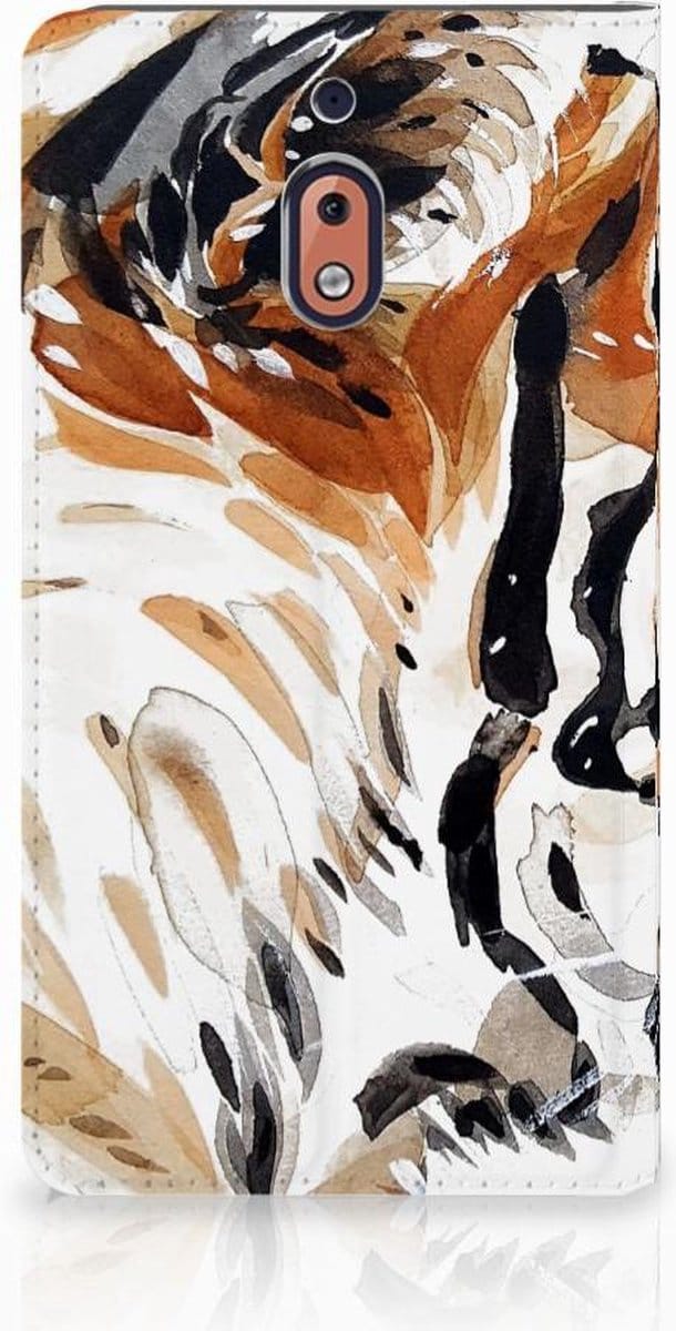 Bookcase Nokia 2.1 2018 Watercolor Tiger