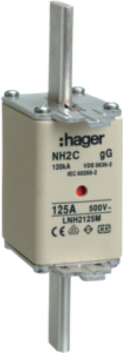 Hager LNH2125M HAG MESPAT.NH2C KTF M125A 500V per 3