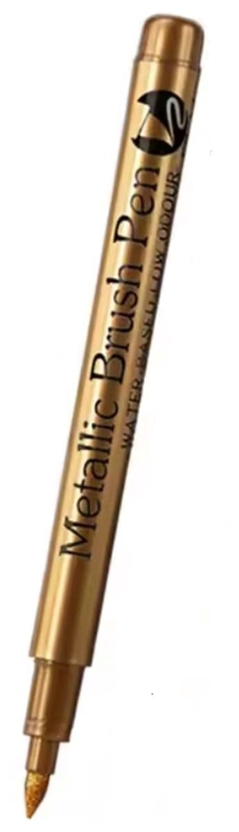 Metallic pen Water Based - Koper - 1,5mm - kerstkaarten - kerstmenu - uitnodigingen - koperen huwelijk