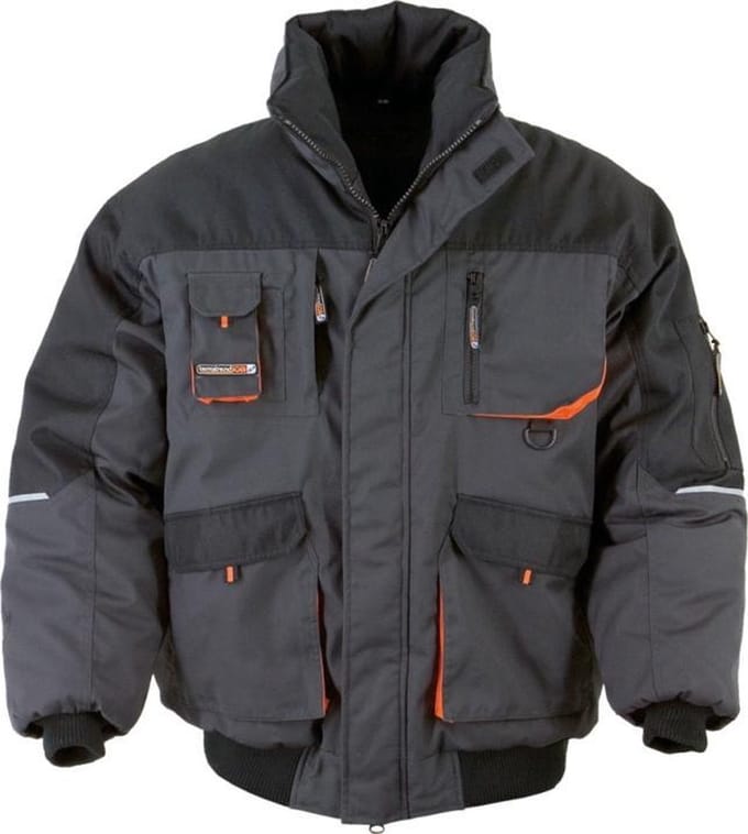 Terratrend Werkjas 4629 - grijs - 5XL