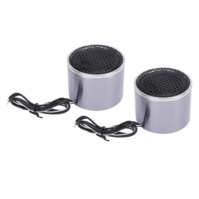 2-Inch Auto Midrange Speaker 220W Piekvermogen Aluminiumlegering Heldere Stereo Deurspeakers voor Voertuigen gray
