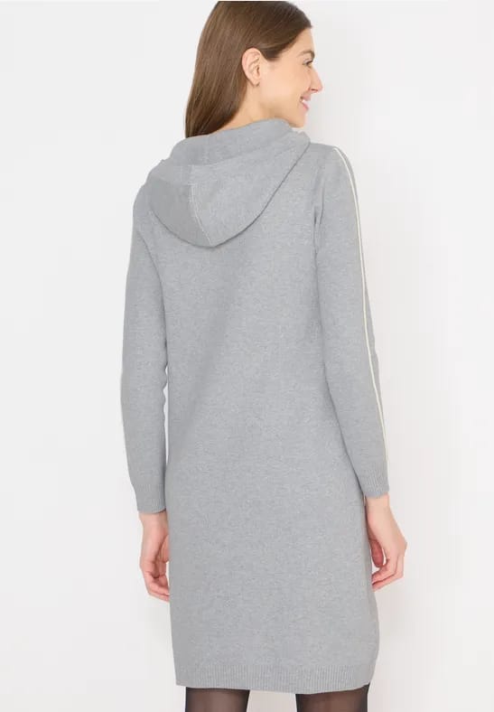 Glitterjurk met capuchon