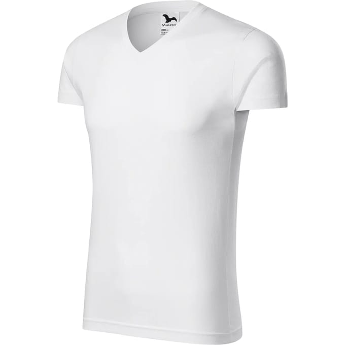 T-shirt met V-hals Malfini Slim 146