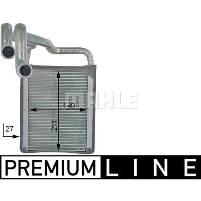 Warmtewisselaar, binnenverwarming MAHLE AH 203 000P