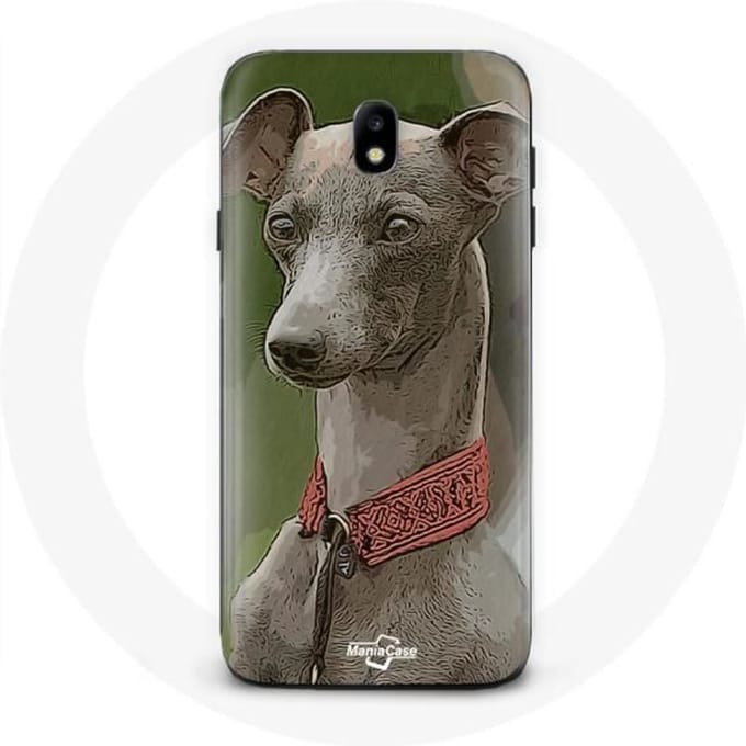 Samsung Galaxy J3 2017 hoesje Windhond Windhond grijs