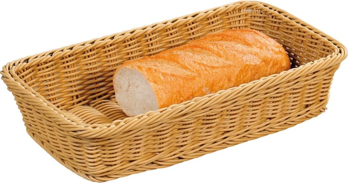 Kesper Broodmand - rotan - rechthoekig - 20 x 35 x 7,5 cm - fruitmanden
