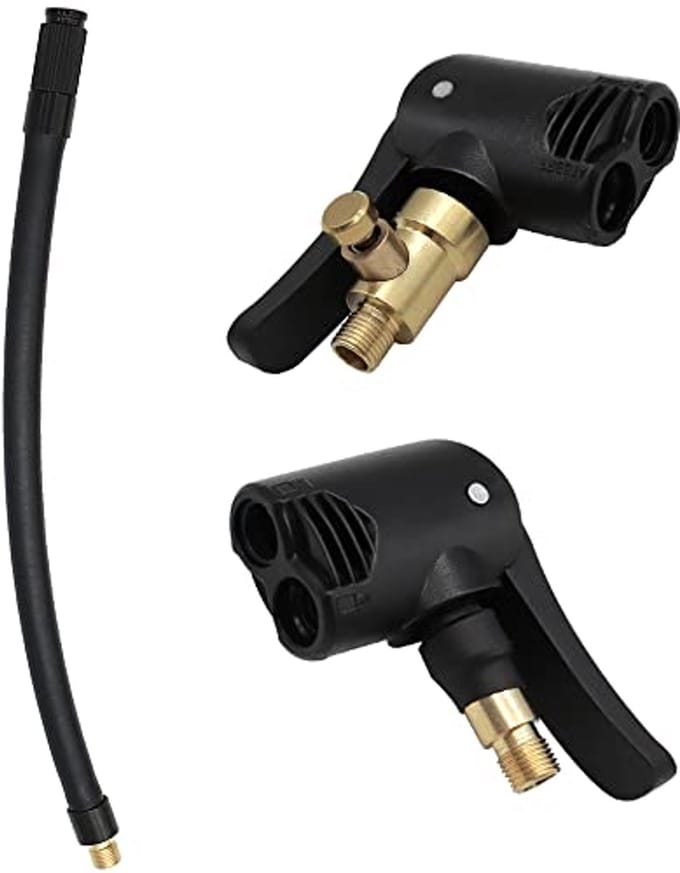2 Stuks Bandenventielsproeiers en Slangadapter voor Auto, Fiets, Motorfiets