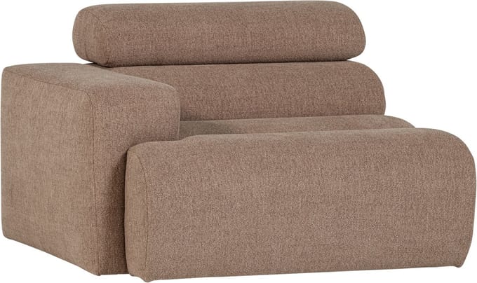 WOOOD Novi 1-Zits Element Bank Arm Links - Polyester - Taup