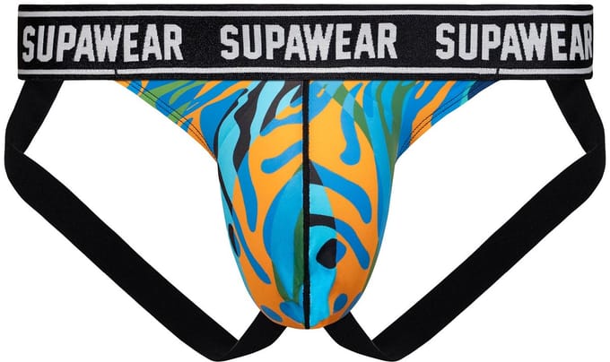 SUPAWEAR POW Jockstrap Arctic Animal - MAAT S - Heren Ondergoed - Jockstrap voor Man - Mannen Jock