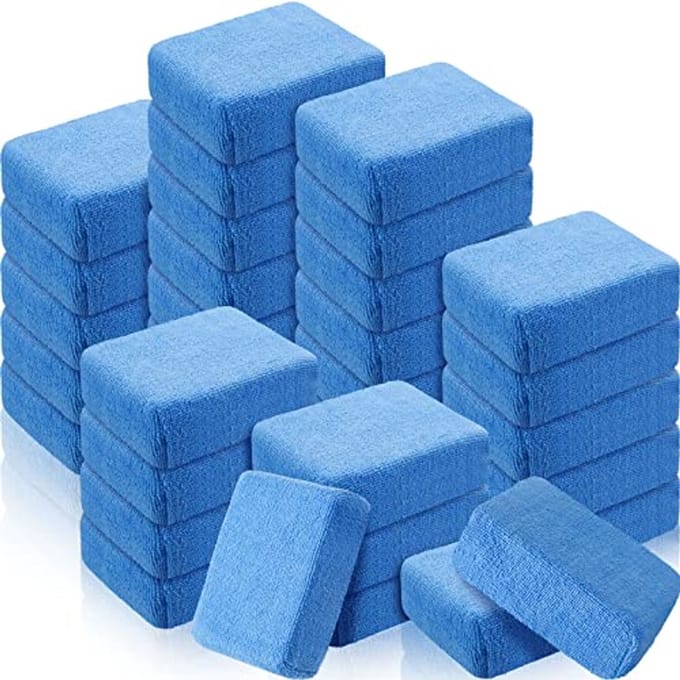 Microfiber Applicator Pads - 32 Stuks voor Auto Reiniging en Wax Aanbrengen