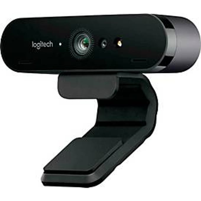 Logitech®-webcam ConferenceCam BRIO, 4K UHD, 5x zoom, hoek instelbaar, autofocus, 2 microfoons, paneel & clip