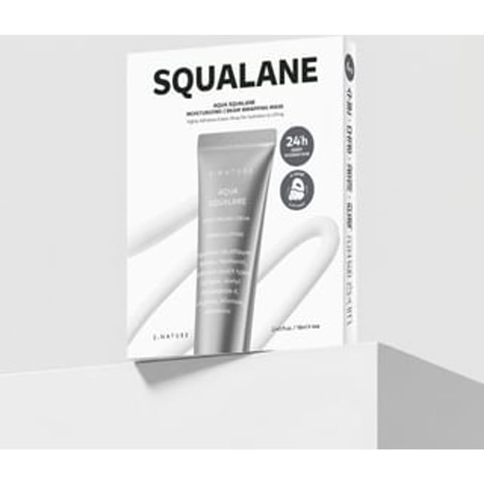 S.NATURE - Aqua Squalane Moisturizing Cream Wrapping Mask Set 18ml x 4 sheets