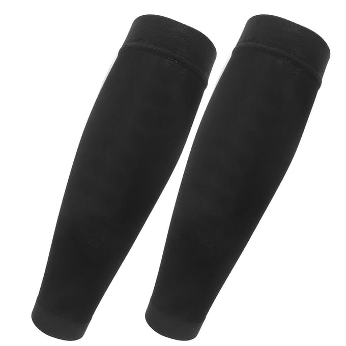 Dames Spataderen Druk Kousen Verlichten Zwelling Kuit Compressiekousen ZwartS S black