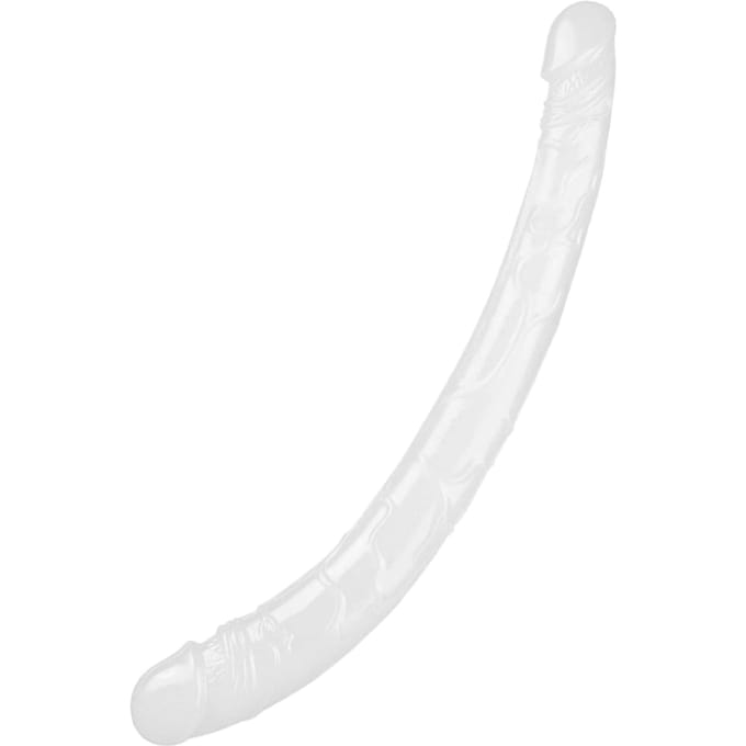 LoveToy - Lumino Play Dubbele Dildo 37 cm - Glow in the Dark
