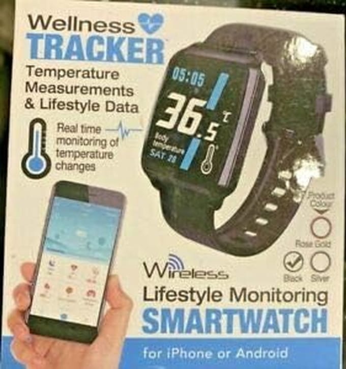 Wellness Tracker - Gezondheidsmeter - Activiteiten Monitoren - Gedetailleerde Statistieken - Onbekend - Zwart