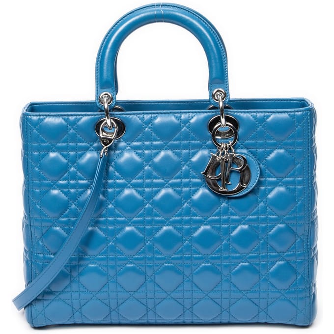 Large Lady Dior Zip  Schoudertas