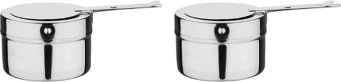 Olympia - Brandpastahouder - RVS - Geschikt voor chafing dish - 2 stuks