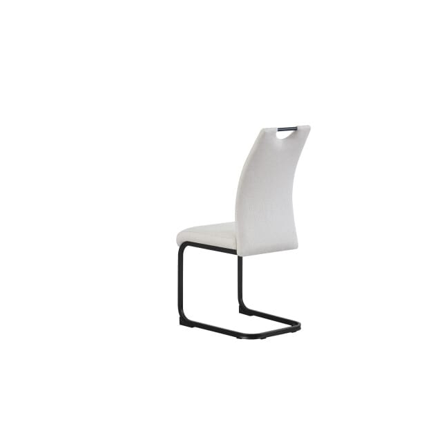 Hanna stoel set van 2 in crème - Moderne design fauteuil - 43cm
