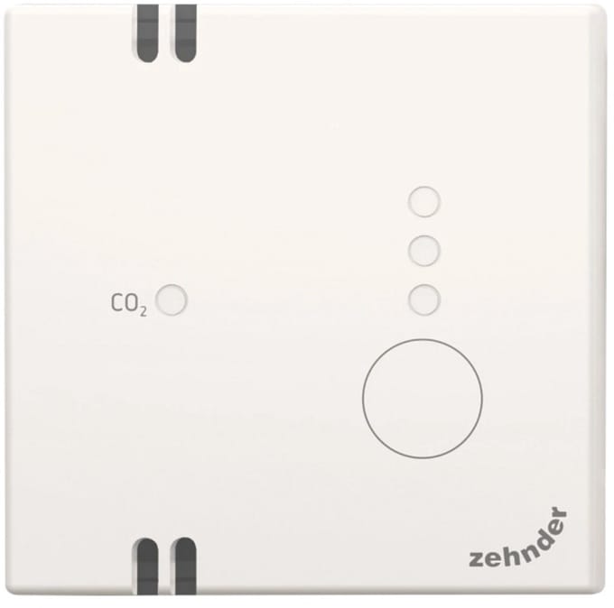 Zehnder draadloze CO2 sensor RF55 inbouw voor standaard 55mm afdekraam - wit (655000830)
