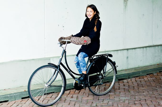 WOBS handwarmers voor op de fiets Bike Pogies - Specials Leopard 2021 model