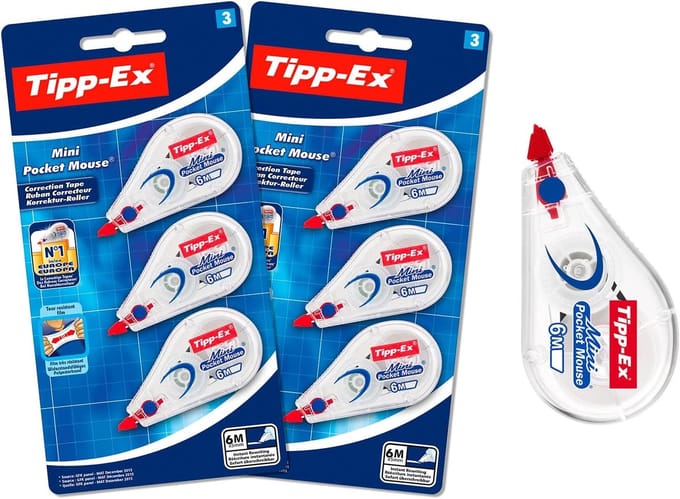 Correctieroller Mini Pocket 6 m, Pack van 6