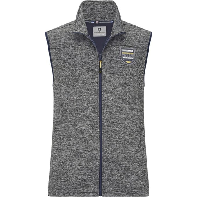 Jan Vanderstorm herren Bodywarmer - 56 - grijs - Plus Size