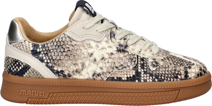 Maruti Yale Sneakers Dames - Leren Sneaker - Beige - Maat 41