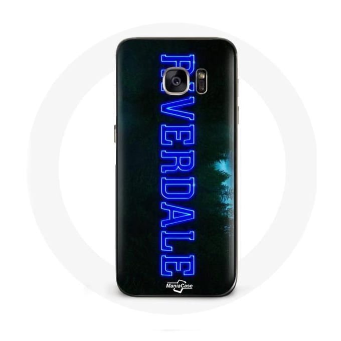 Coque pour Samsung Galaxy S6 Riverdale Série Logo bleu