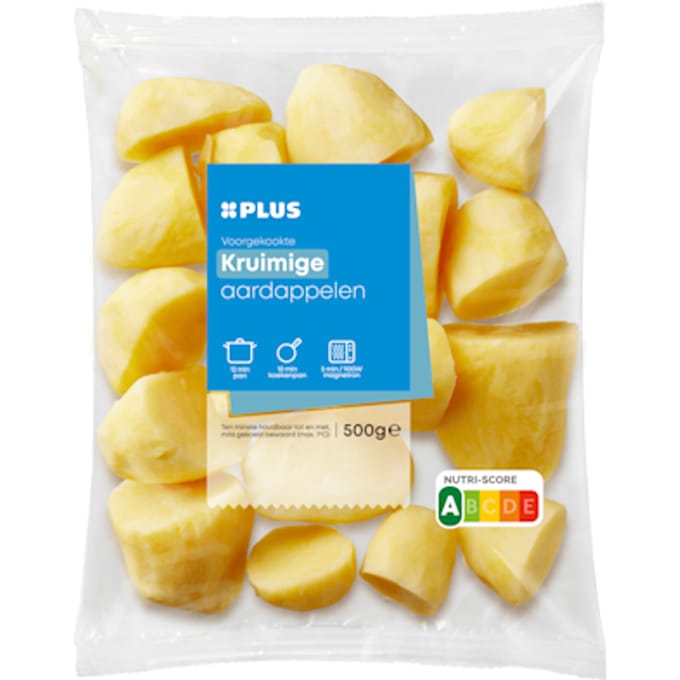 Kookaardappelen kruimig