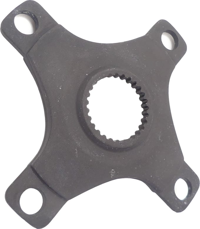 Crankstel Miranda Spider 47,5 mm voor Bosch Gen 4 4-arm - Zwart