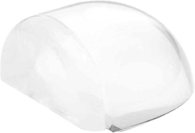 Vloer deurstopper - Deur buffer - Bescherming deur - Zelfklevend verwijderbaar - 43 x 40 x 23 mm - Transparant